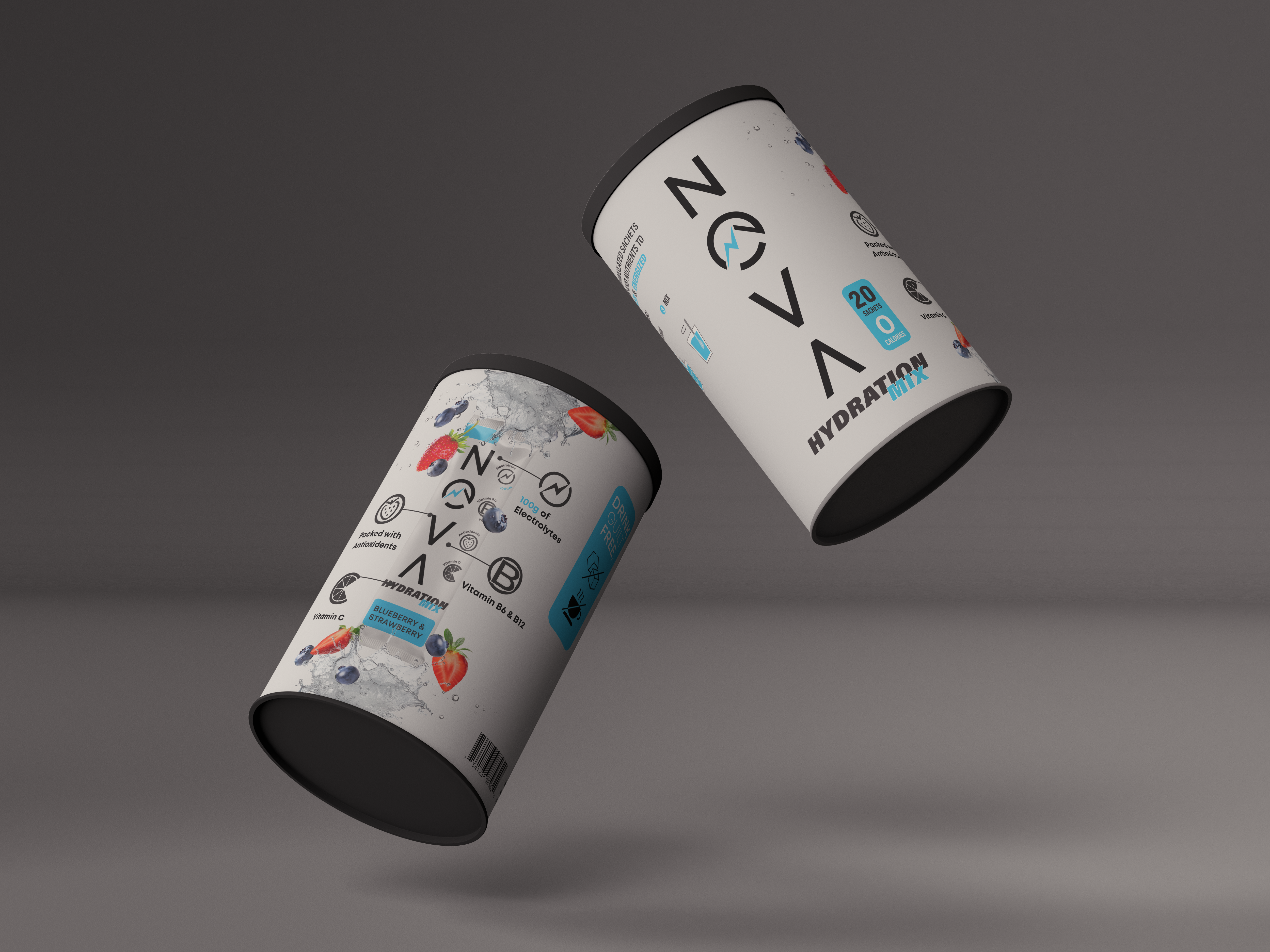 Blueberry and Strawberry 20 pack sachets